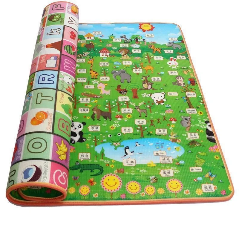 XPE Foam Crawling Foldable Playmat Carpet Baby Play Mat Blanket Children Rug for Kids Educational Toys Soft Activity Game Floor