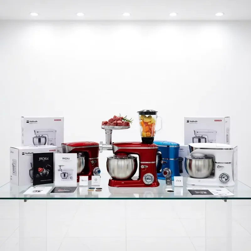 Batidora Multifuncional para Cocina, Mezcladora de Masa para Pasteles, 5L 6L 6.5L 7L 8.5L 10L 16L, Batidora Eléctrica de Alimentos con Picadora de Carne