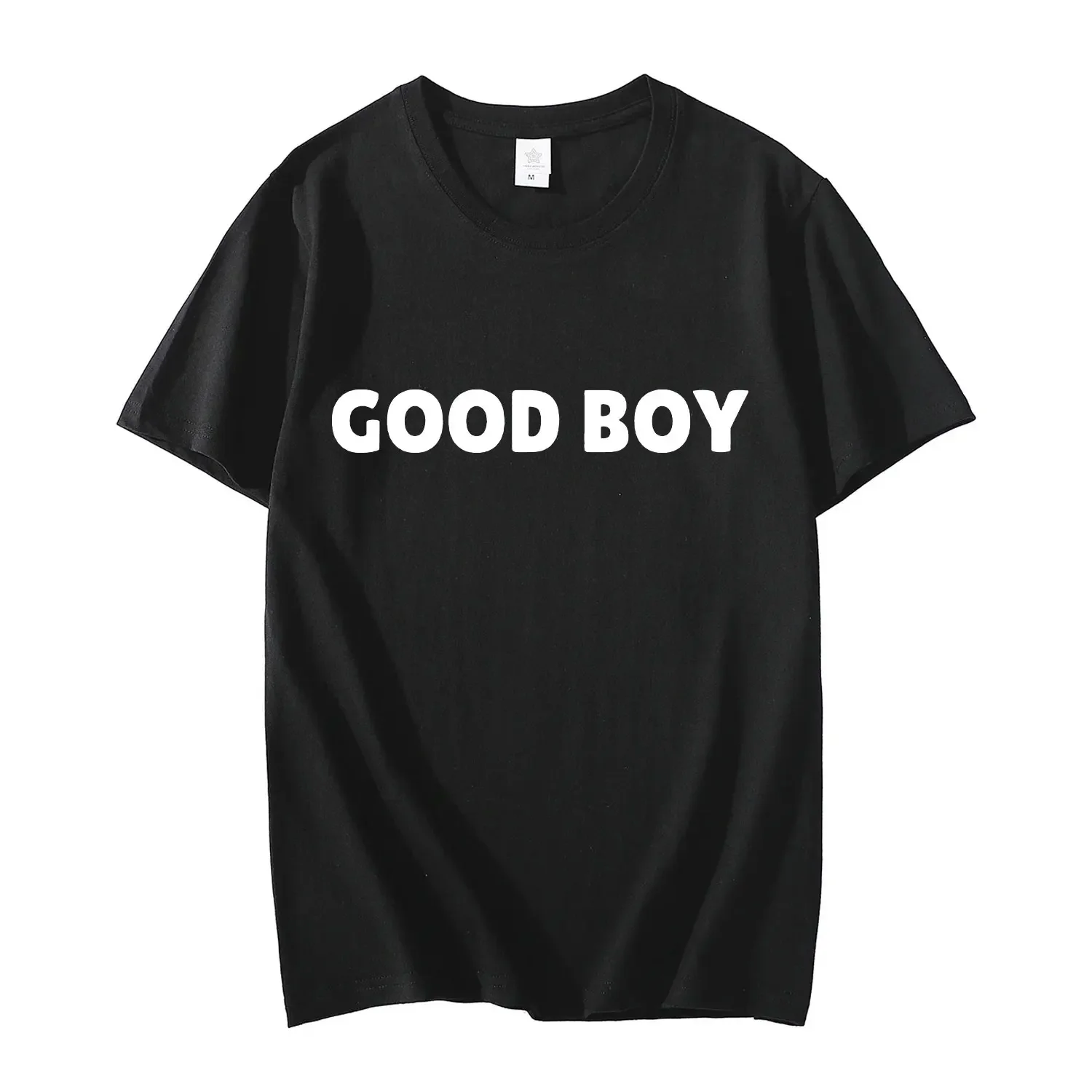 

Fun and good boys, men's casual plus-size summer pure cotton fashion T-shirt, high-quality street loose and well-fitting top