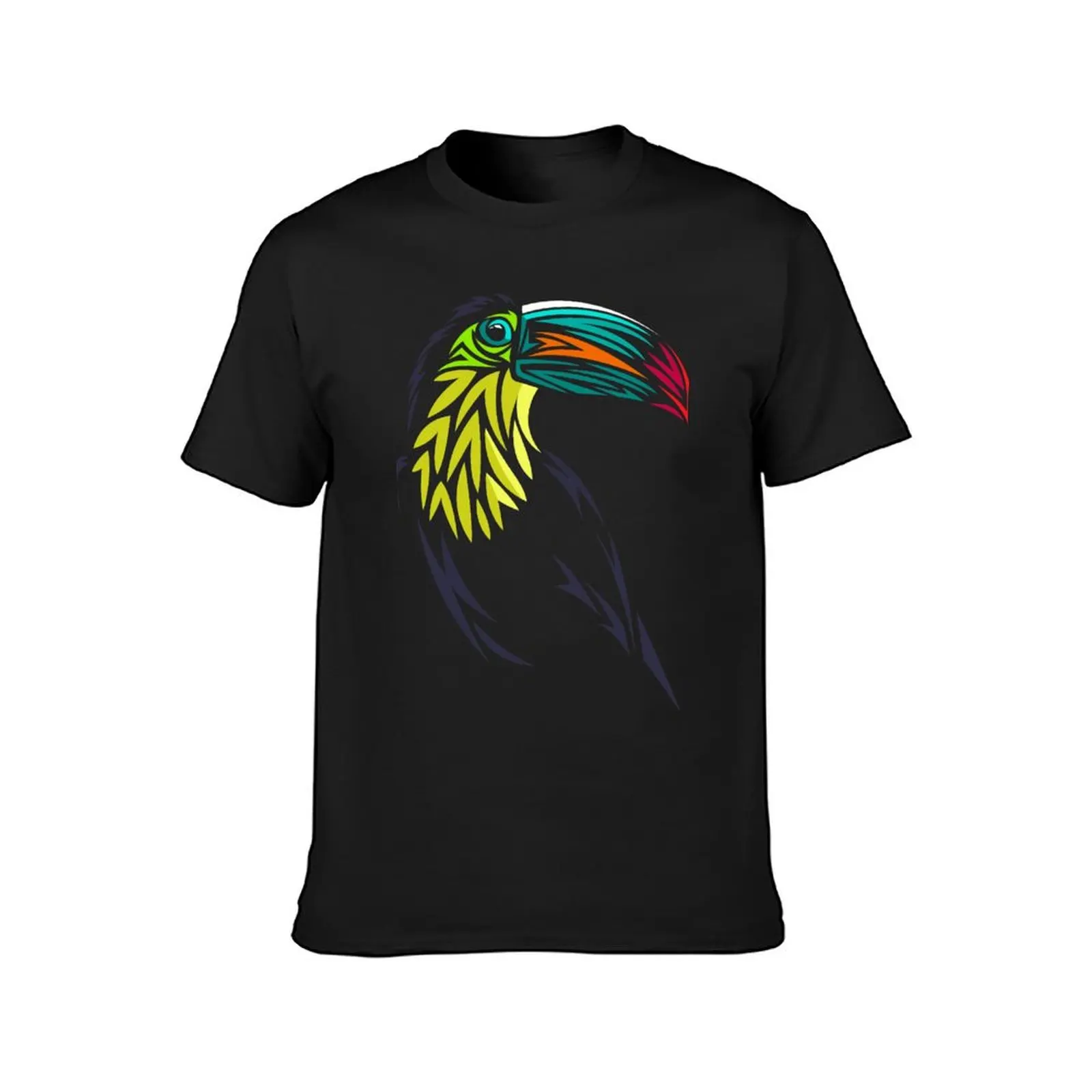 Tribal toucan T-Shirt oversized customizeds mens graphic t-shirts big and tall