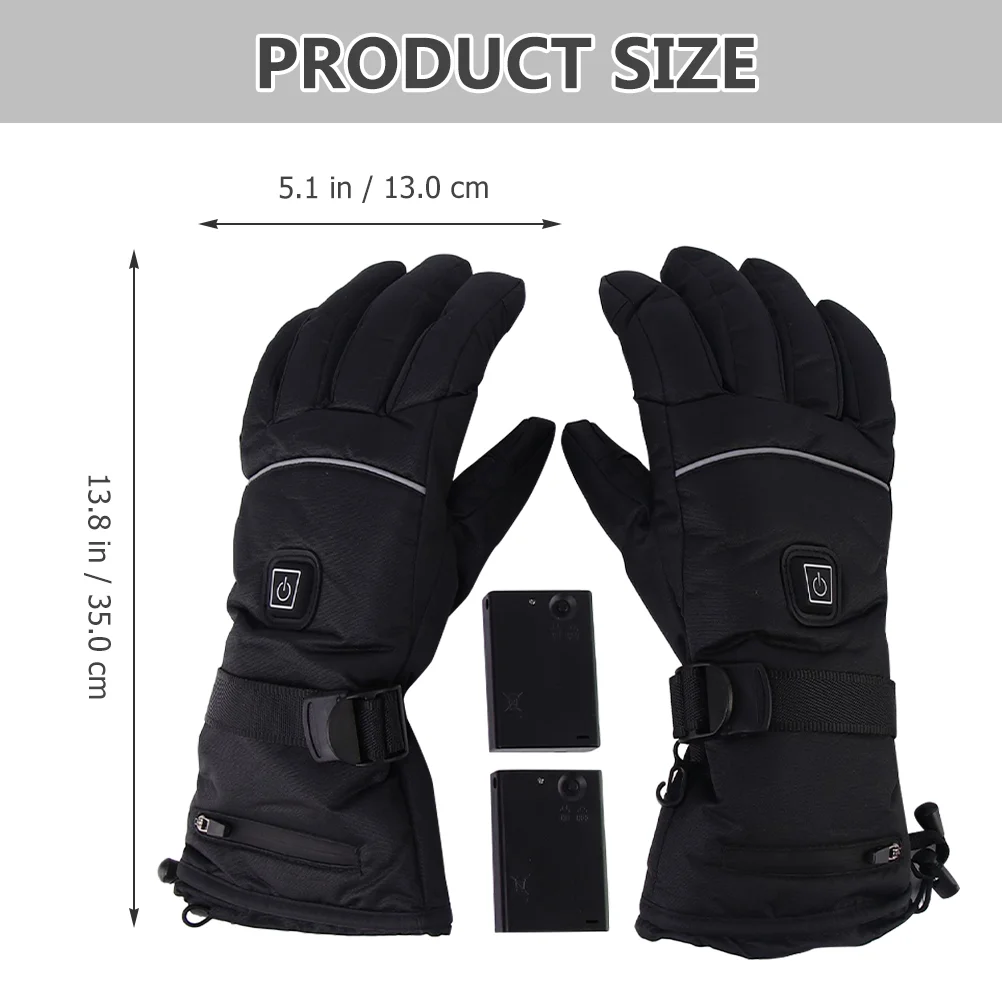 Verwarmde handschoenen Verwarming voor dames Motorski Koudebescherming Winter Pluche Man