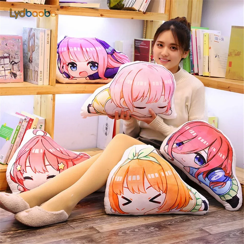 

45 см аниме Go-touбулл no Hanayome The quintessence Quintuplets Nakano Ichika Miku Cos плюшевая кукольная Подушка Мягкая Строительная Подушка подарок