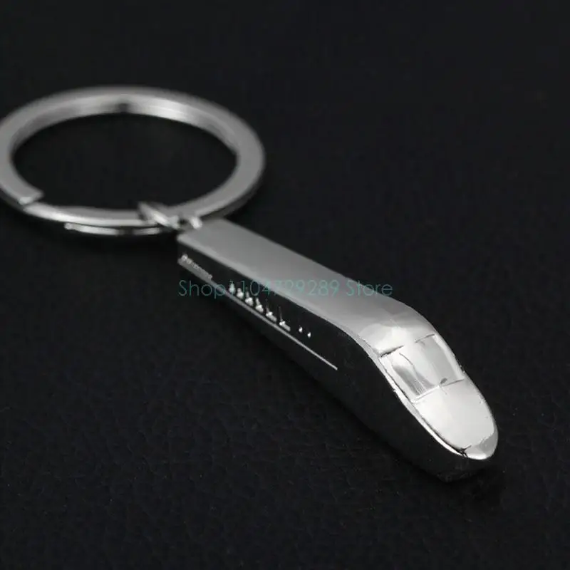 

Silver Metal Keyfob 3D Car Locomotive Train for Head Keyring Keychain for Key