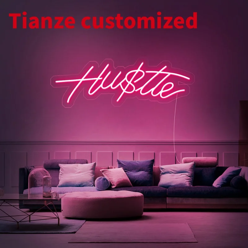 Logotipo LED personalizado Neon Sign, Luz Neon Sign, personalizável, sem MOQ, Dropshipping