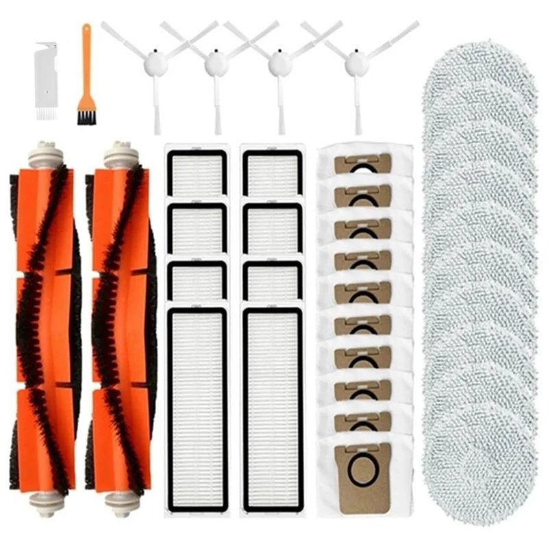 เครื่องดูดฝุ่นหุ่นยนต์หลักแปรงด้านข้าง HEPA FILTER Mop ผ้าสําหรับ Dreame Bot L10S Ultra/ S10/ s10 Pro