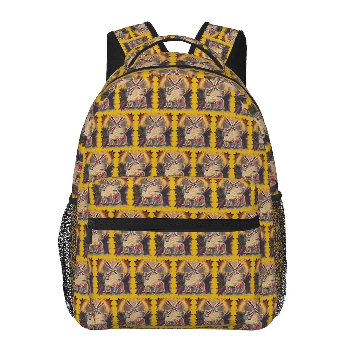 

Luxury Assyrian Suryoyo Flag Student Backpack School Bag Hiking Travel Daypack for Boys Girls Fashion Bookbag Shoulder Bags
