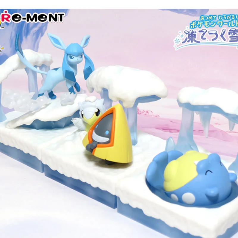 

Подлинная в наличии Re-Ment Pkm World Series 3, серия «Холодное сердце», слепая коробка, фигурка Снежного поля, аниме, фигурка сплеи, игрушки, подарок на день рождения