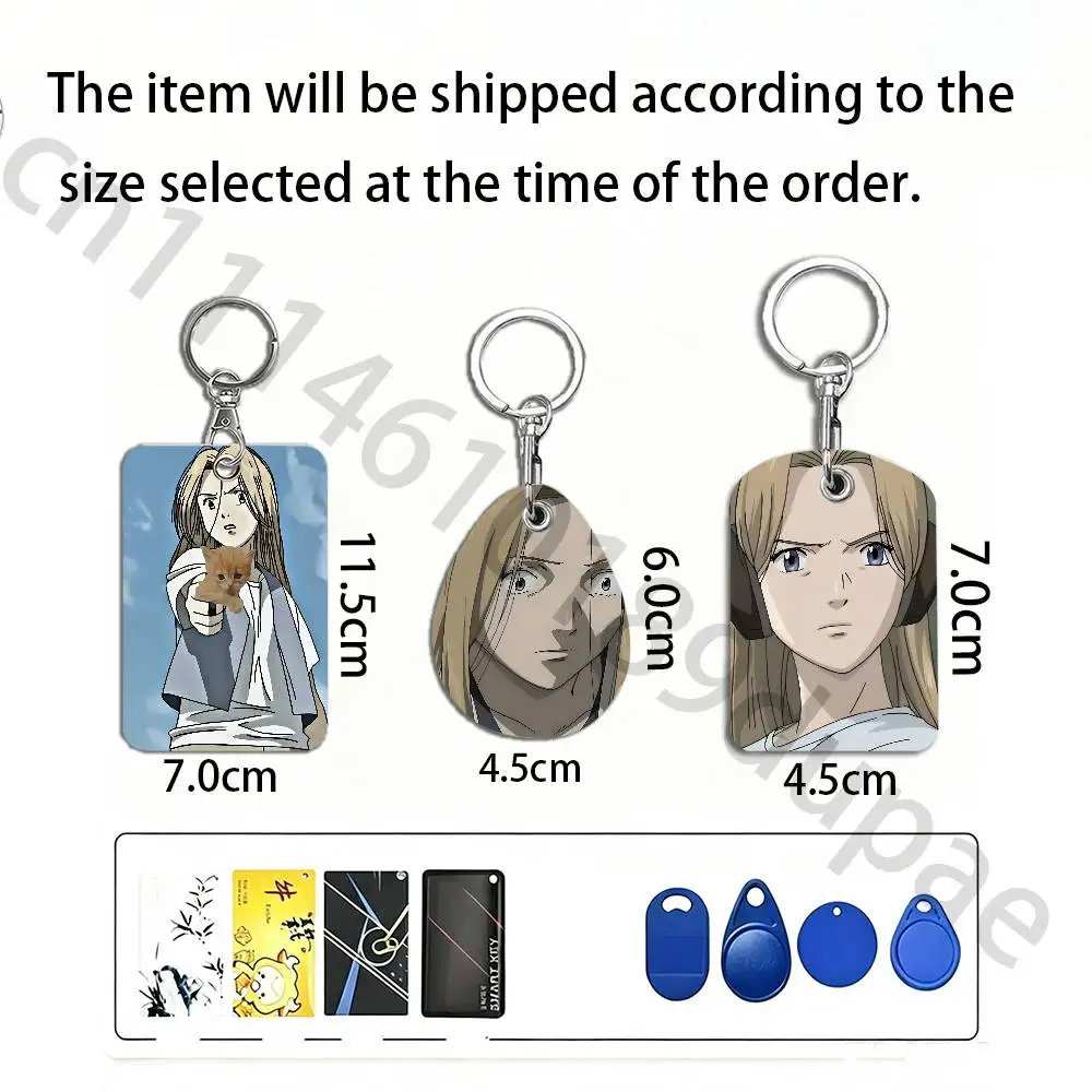 M-MONSTER Nina Fortner Protective Printed Leather Card Case Metal Keychain Accessory