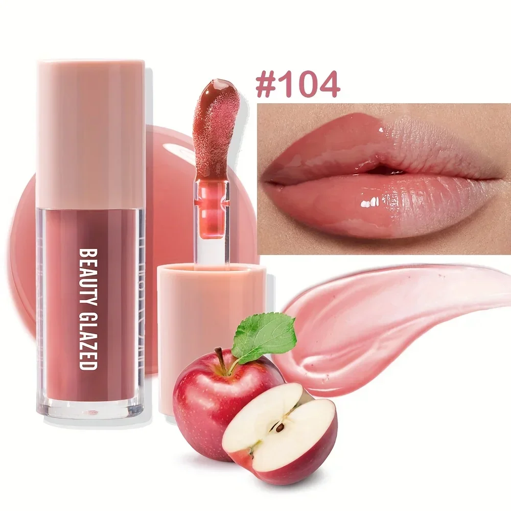 1pc Crystal Jelly Lipolie Hydraterende Opvullende Lippenbalsem met Glanzende Afwerking Perfect voor Zachte Natuurlijke Lip Mollige Essentie Lipverzorging