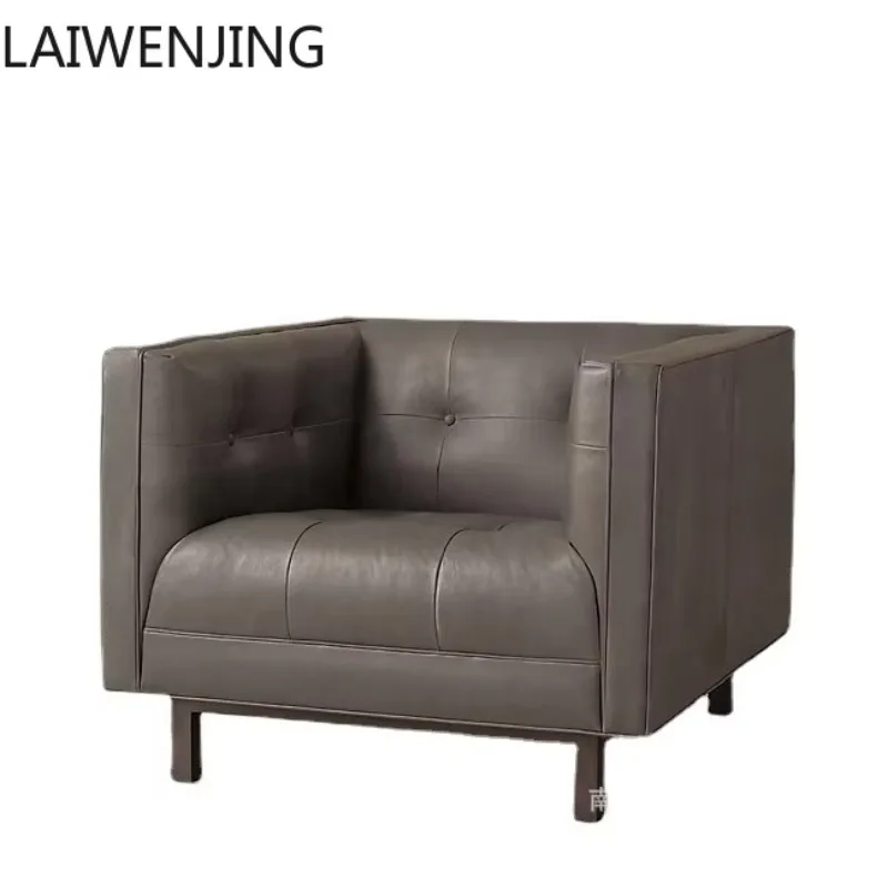 LYY  solid wood living room Italian modern simple light luxury economical cotton and linen three-person sofa