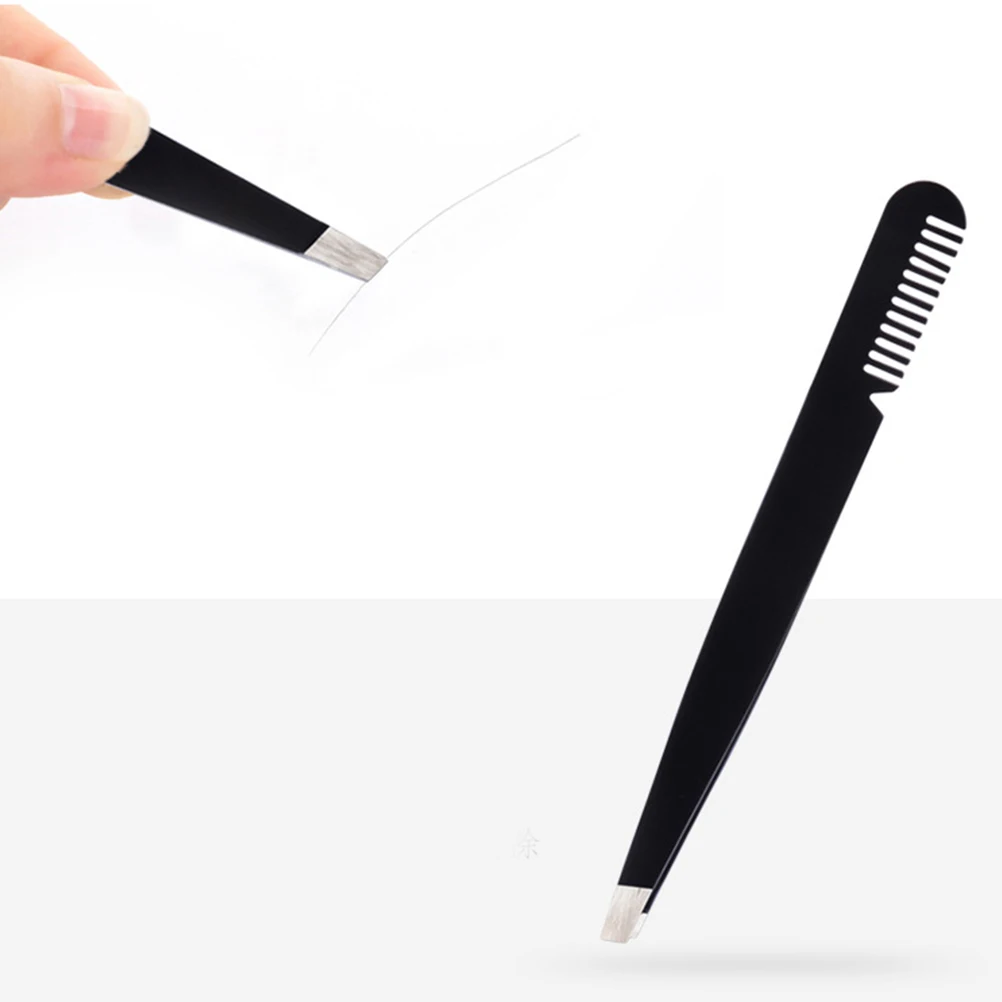 Pęseta do brwi ze stali nierdzewnej Klips do brwi Narzędzia do makijażu Profesjonalne do użytku osobistego Usuwanie owłosienia na twarzy Zbalansowana konstrukcja