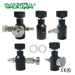 Accesorios para agua Gaseosa, tanque de cilindro de CO2, adaptador de llenado Universal UFA, adaptador HPA de carga rápida, encendido/apagado con válvula de purga de ventilación