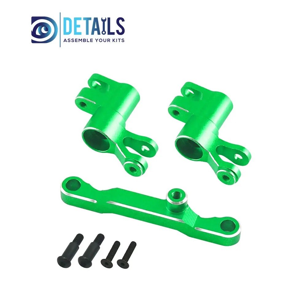 Hobby Details 7075 Aluminum Steering Set For Traxxas TRX MINI MAXX BL-2s 4WD Brushless Monster Truck 107154-1 Upgrade Parts