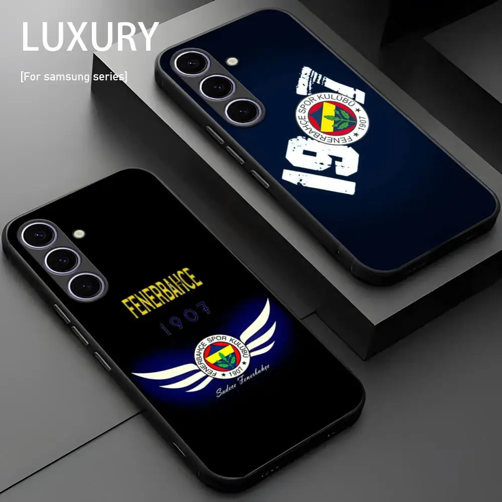 Cool F-FenerbahceS Phone Case For Samsung Galaxy S24 S23 S22 S21 S20 Plus Ultra Note20 Soft Black Phone Cover