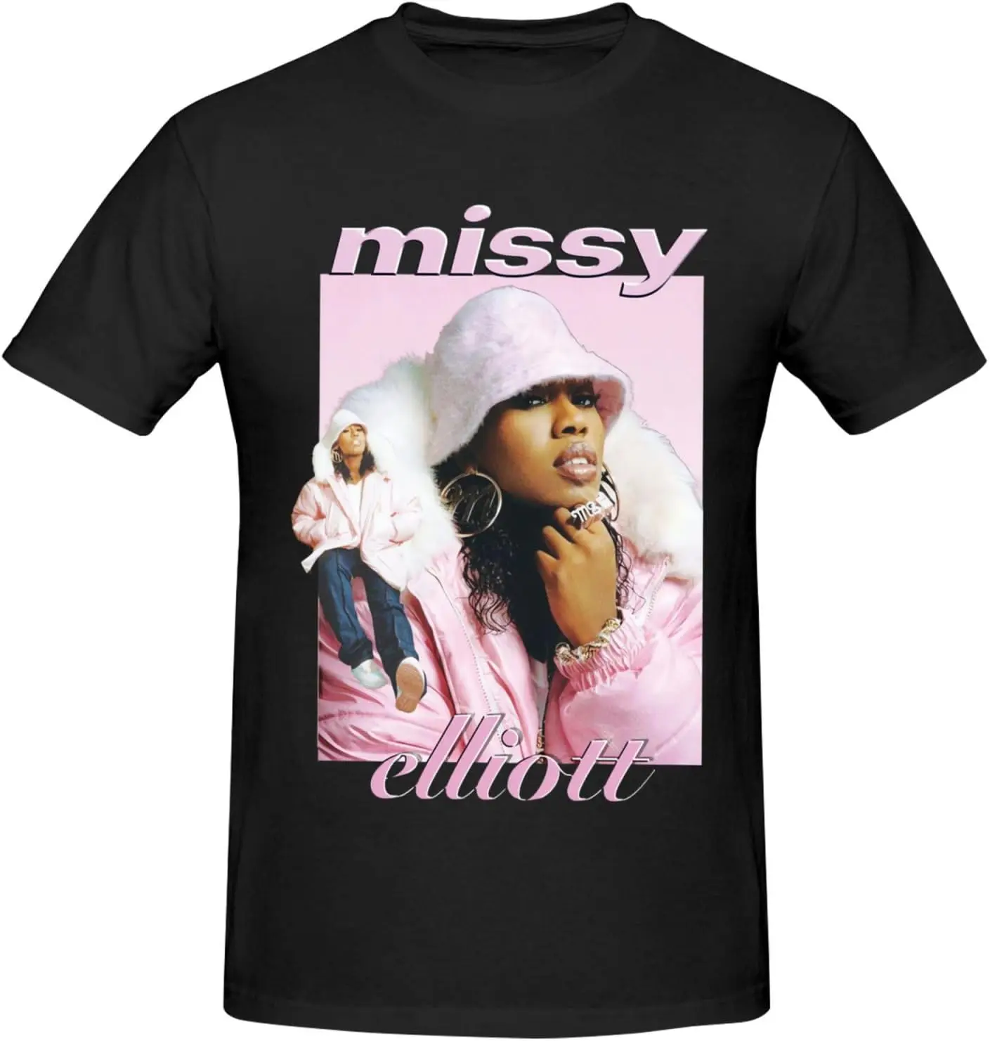 Mens Missy and Music Elliotts Shirt Men's T Shirts Womens Tops Graphic T-Shirt