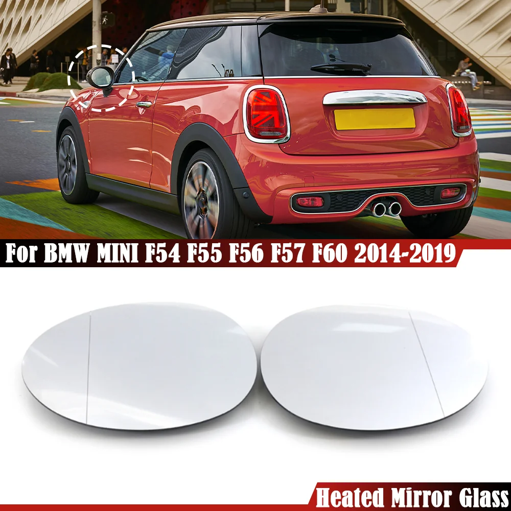 

Left Right Door Side Heated Wing Mirror Glass Rearview Plate For Mini Cooper F54 F55 F56 F57 F60 2014-2020 CLUBMAN COUNTRYMAN