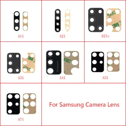 Rear Camera Glass For Samsung A11 A21 A21S A31 A41 A51 A71 A115F A215F A315F A415F A515F Back Camera Lens Glass With Sticker