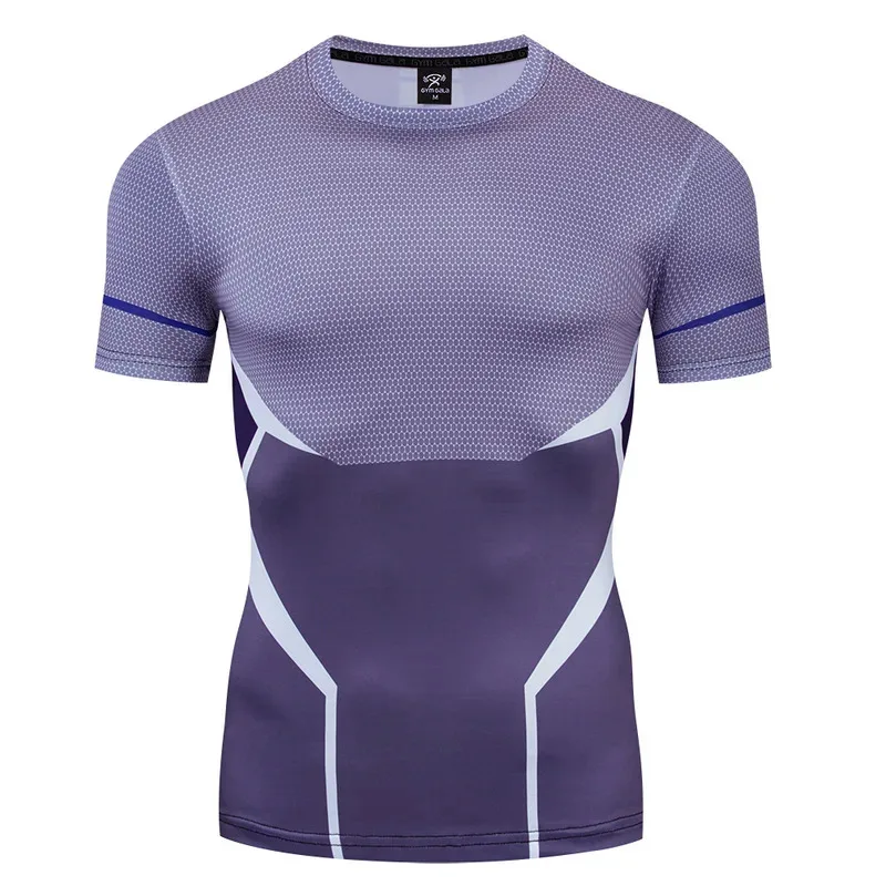 

CyMoives Uncanny X-men Cosplay Quicksilver Same Tights Fitness Sports Quick-drying Tops Halloween Superheroes Men's Costumes