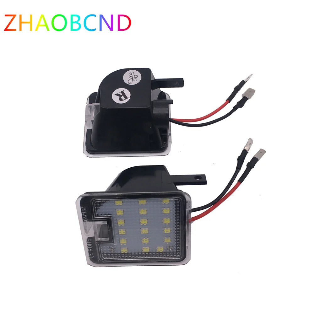 

2PCS LED Car Door Unde Side Mirror Light For Ford Focus 3 Kuga 2 S-Max WA6 2 Mondeo 4 5 Grand C-max 2 Escape Car Courtesy light