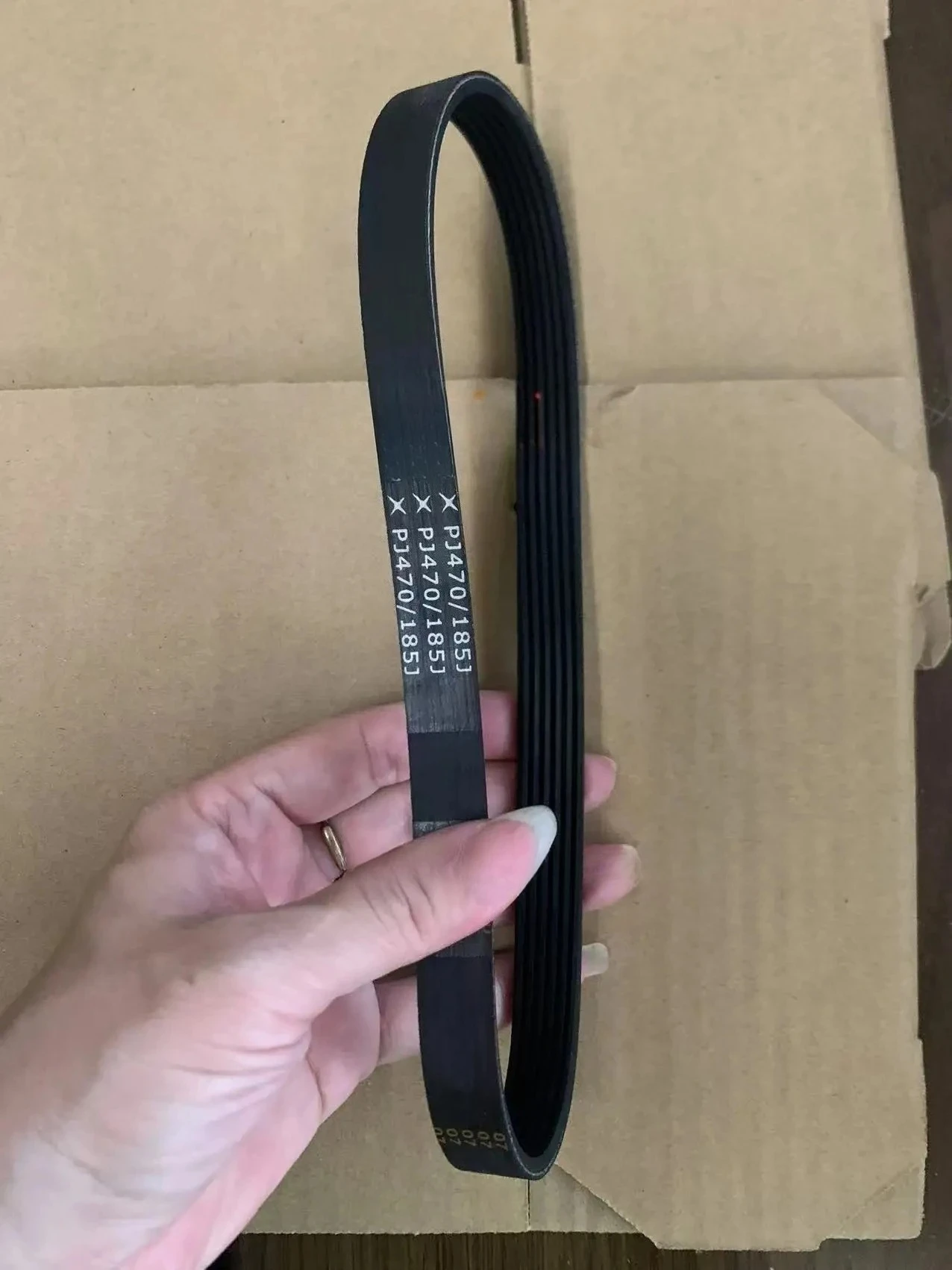 

V-Belt PJ470 185J 3/4/5/6/7/8/9 Ribs Treadmill Motor Belt Rubber Multi Groove Belt Drive Belt