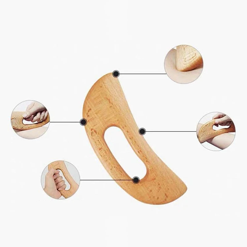 HIM-حلاقة شا مجلس كشط آشا العلاج مكشطة كشط شفرة مجلس تدليك الظهر الطب الصيني أدوات صحية عضلات الخشب