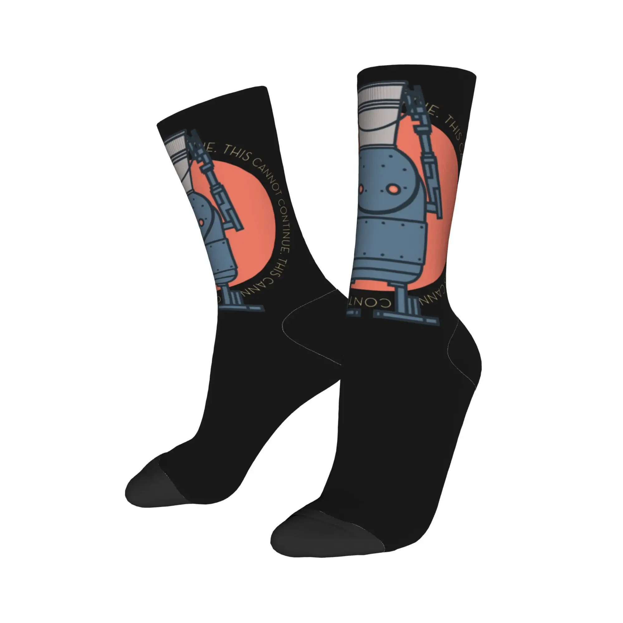 

Nier Automata - Robot Socks Fashion Fanart 2B Platinum Games Socks High Quality Spring Summer Autumn Winter Middle Tube Socks