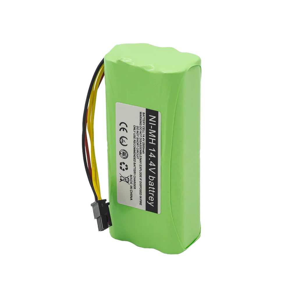 Imagem -06 - Ni-mh aa Bateria Recarregável 2500mah para Ecovacs Deebot Deepoo X600 Zn605 Zn606 Zn609 Midea Redmond Aspirador de pó 14.4v