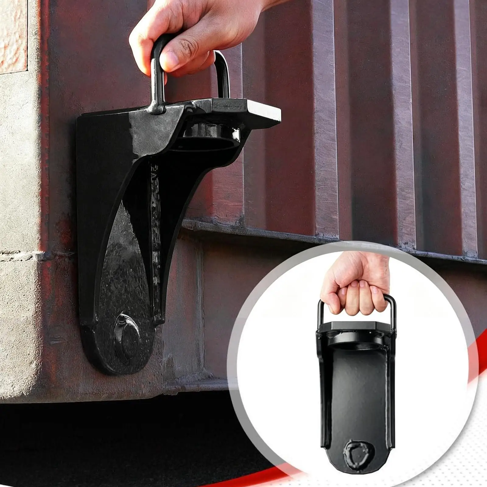 Shipping Container Jack Lug Shipping Container Accessories for Leveling Attachment Heavy Duty with Handle