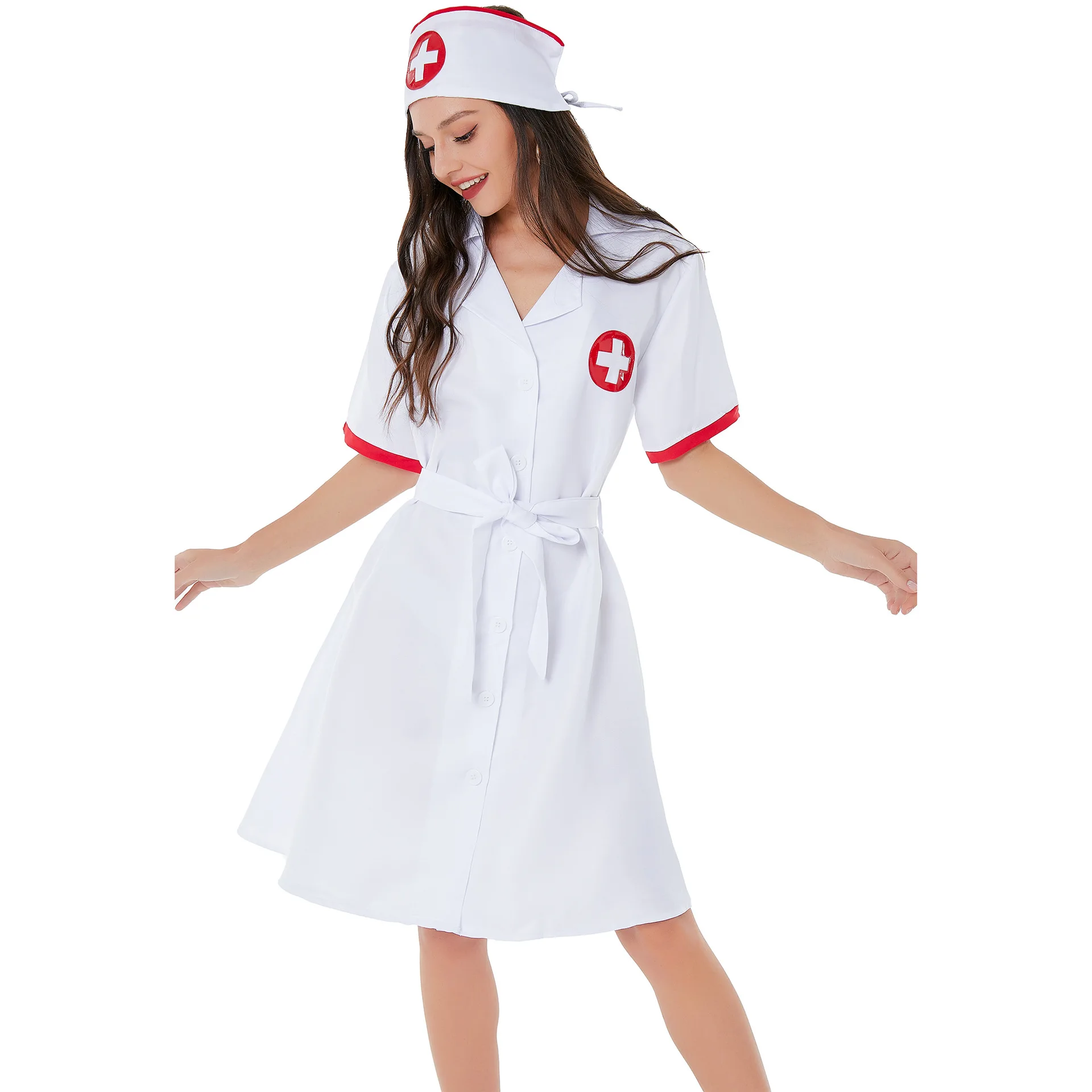 Halloween Cosplay europäische und amerikanische Unterwäsche sexy Arzt Krankens ch wester Uniform Set Krankens ch wester Uniform