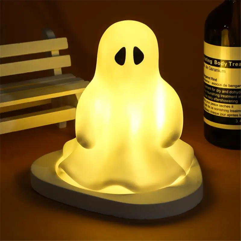 1/2 pz scheletri di Halloween fantasma candele per feste zucca con baffi lanterna di carta puntelli forniture di Halloween decorazioni per la casa