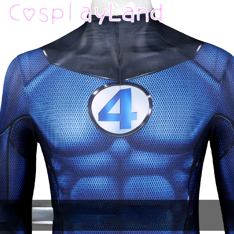 Super hore blaue Overall Maske Cosplay Kostüm Spandex Zentai Bodysuit Halloween Party Karneval Kostüme Mann Anzug hohe Qualität