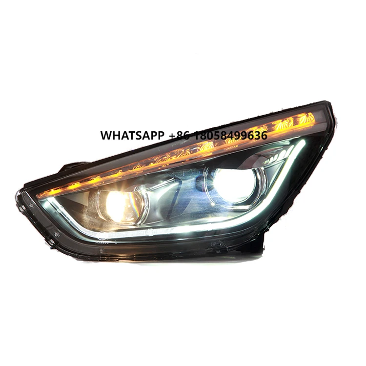 

Factory Sales Automobile Head Lamp Lens Headlight LED Headlights for yundai IX35