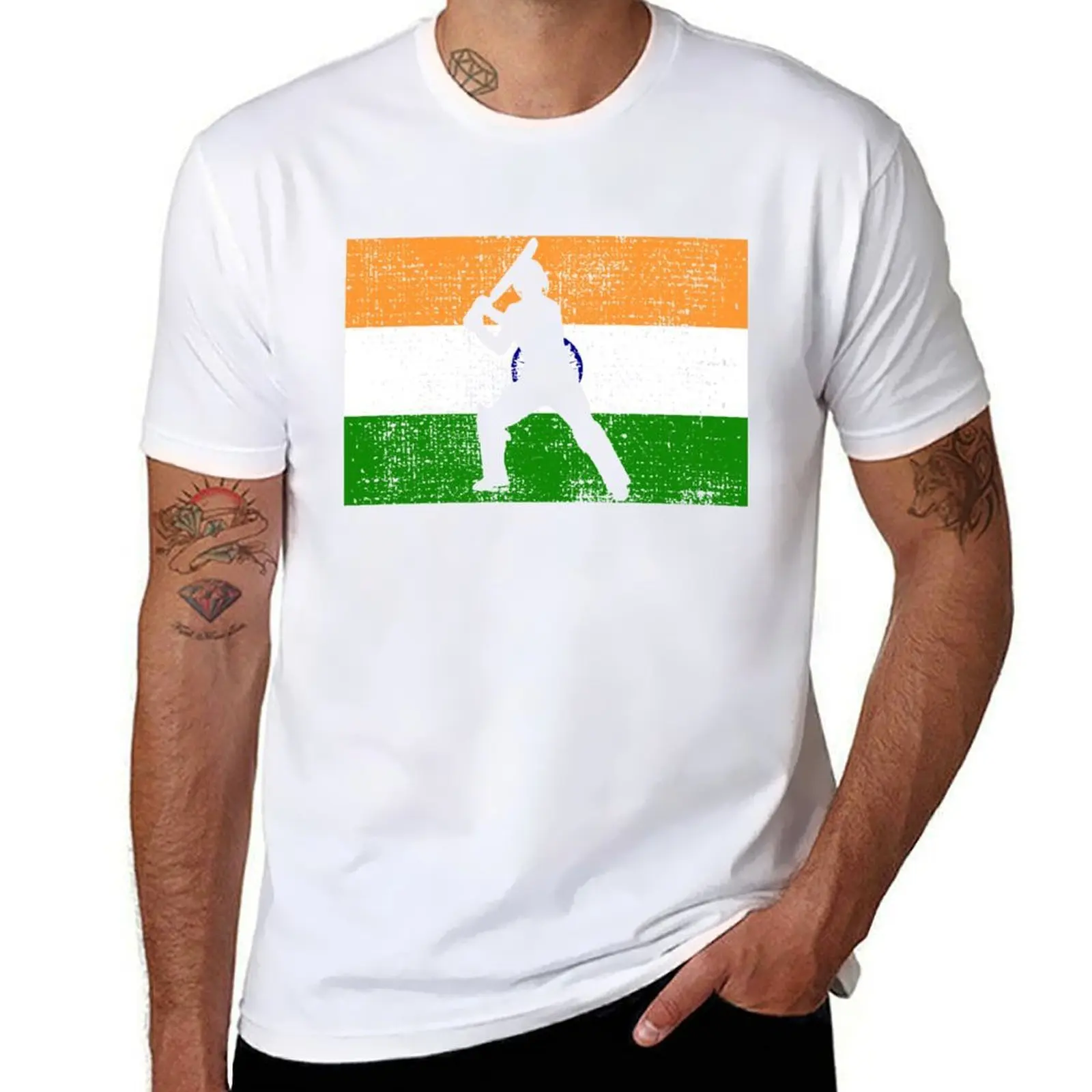 

Cricket India Indian Flag T-Shirt t shirt for man t shirts for man graphic tees T-Shirt