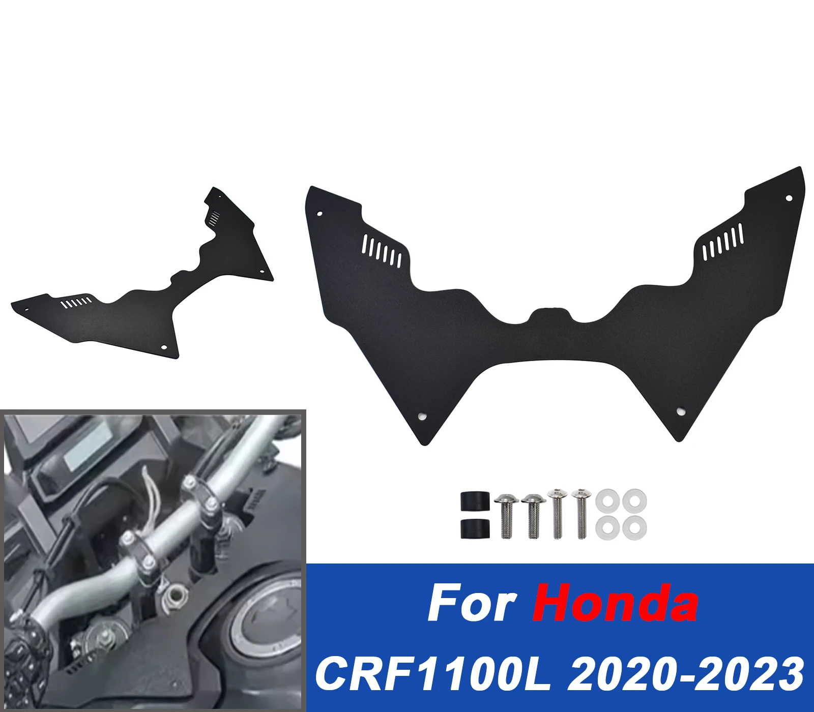 

Для Honda CRF1100L Africa Twin Adventure Sports 2020-2023-передняя крышка топливного бака мотоцикла и дефлектор восходящего потока вилки