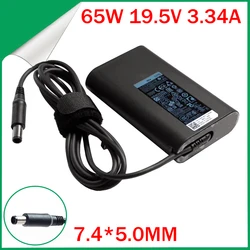 ラップトップACアダプター65W,19.5v,3.34a,7.4x5.5mm,e7250 e6430 e6500,新品,充電器,ラップトップ用
