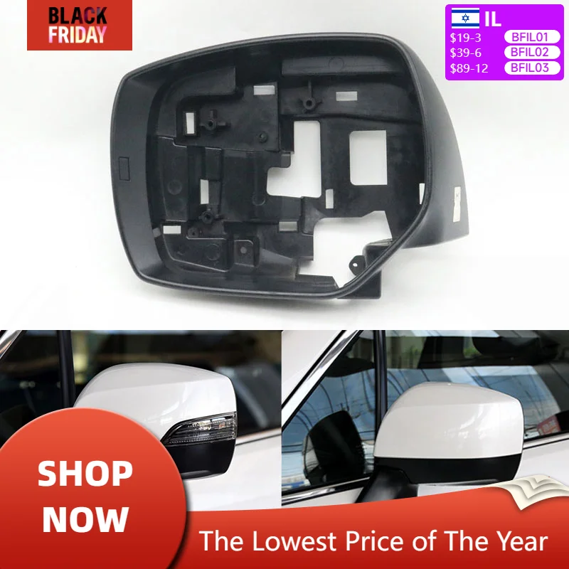 For Subaru XV 2013-2016 Lagecy Forester Outback 2015-2018 Impreza WRX STI Car Outside Rearview Side Mirror Frame Shell