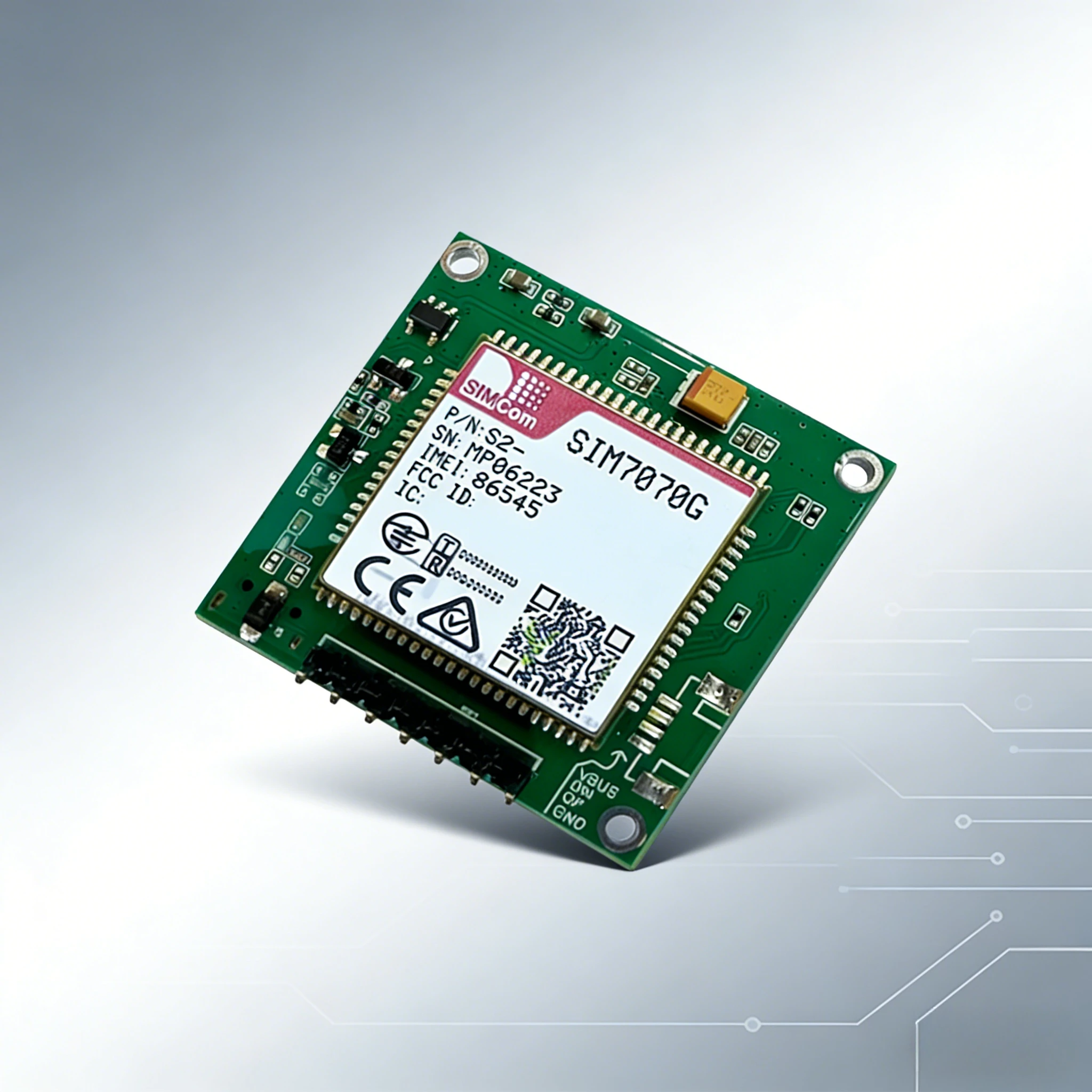 simcom-sim7070g-cat-m-nb-iot-gsm-lpwa-コアボード-gps-4g-fpcアンテナ付き