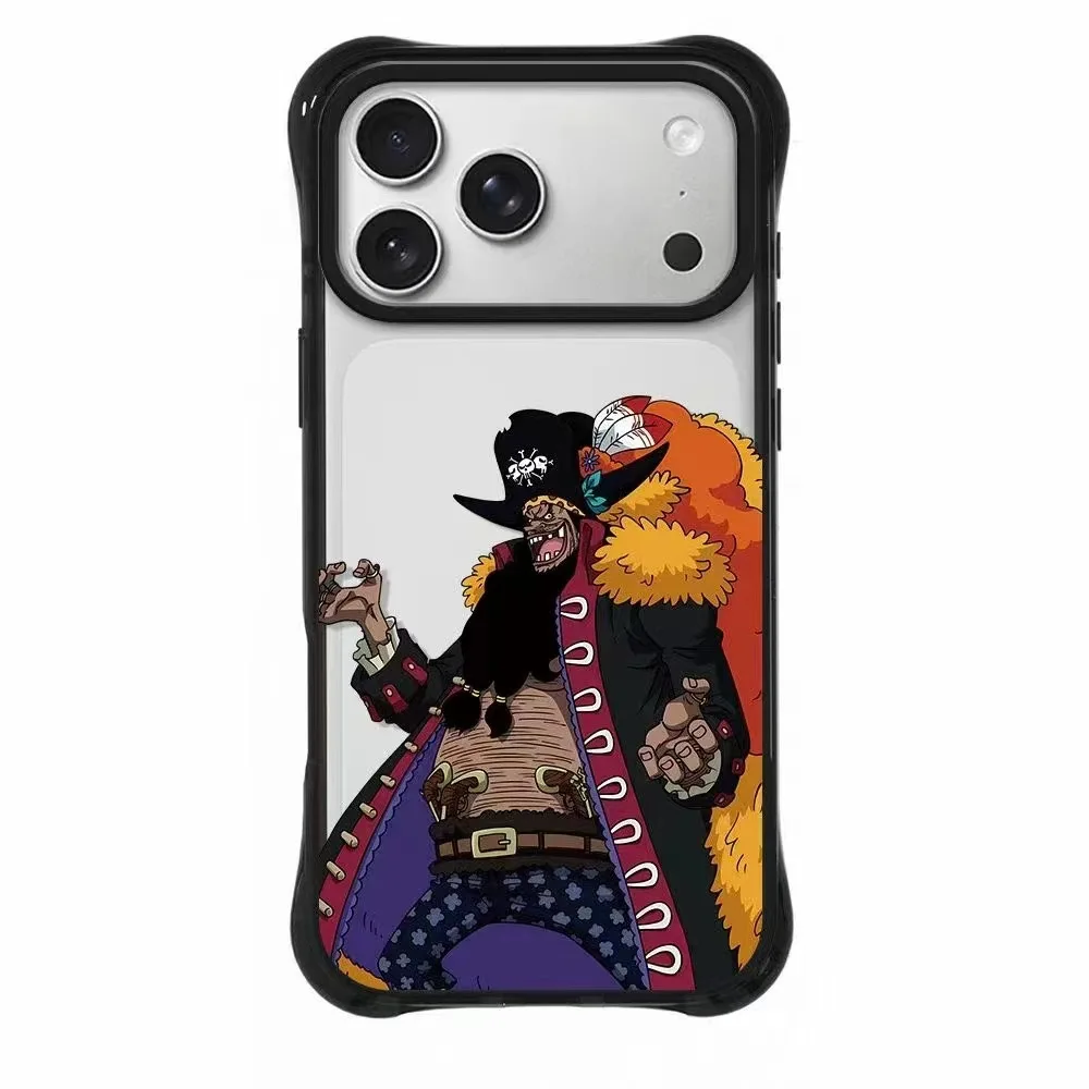 3D One Piece Character Phone Case for iPhone 11 12 13 14 15 16 17 Pro Max Plus mini Air Doflamingo Sabo Sanji Teach Kaidou Cover - view 2