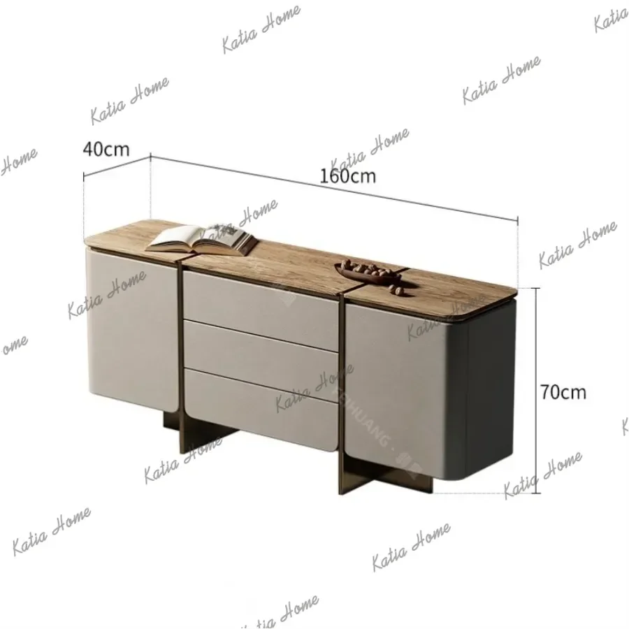 YJ Italian Luxury-style Living Room Cabinets Minimalist Home Designer Storage Cabinets Vintage Items French Furniture Muebles LJ