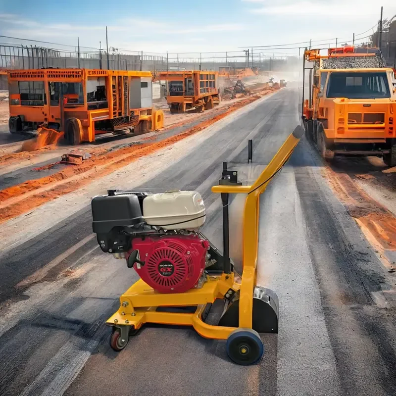 Chinese Sale Hand-operated Asphalt Pavement Slotting Machine Is Used in Road Construction As a Road Machinery Tool.