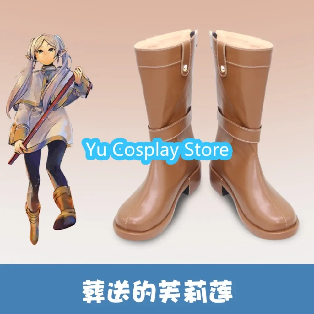 Yu Cosplay Store Frieren Beyond Journey's End Cosplay Shoes Anime Game لعب الأدوار أحذية أحذية حفلة الهالوين
