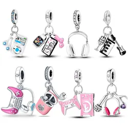 New In Silver Color Headset Game Console Series Beads Fit Pan Bracelet DIY Charm Pendant Woman Jewelry Hot Sale