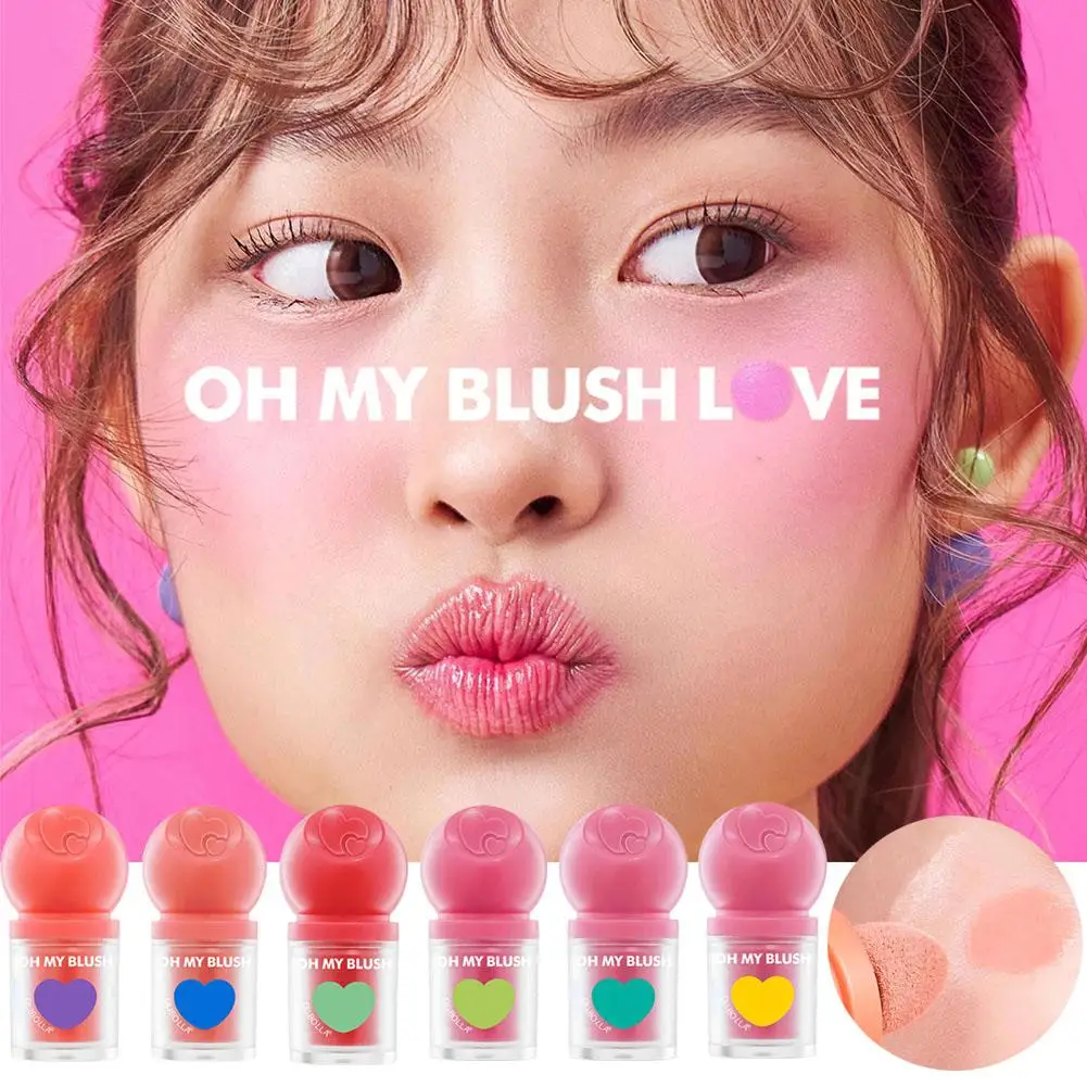 1Pcs Natural Liquid Blush for Silky Brightening Makeup High Quality Face Contouring Pigmented Blusher Nude Rouge Cosmetics G0H6