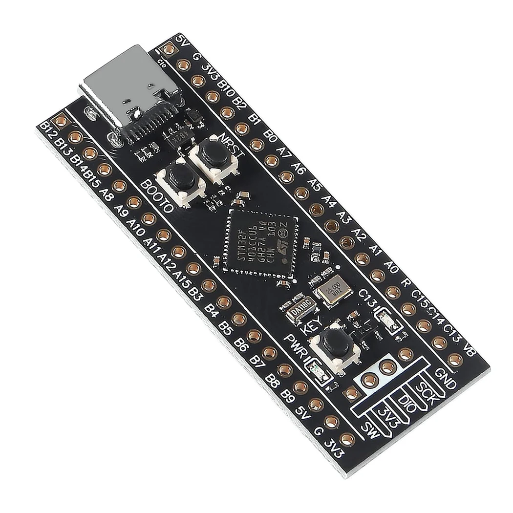 บอร์ดพัฒนาการเรียนรู้ระบบแกนกลางขั้นต่ำ STM32F401CCU6 STM32 โมดูล STM32F4 ARM Cortex-M4 ช่องเสียบ Type-C หน่วยความจำแฟลช 256 กิโลไบต์