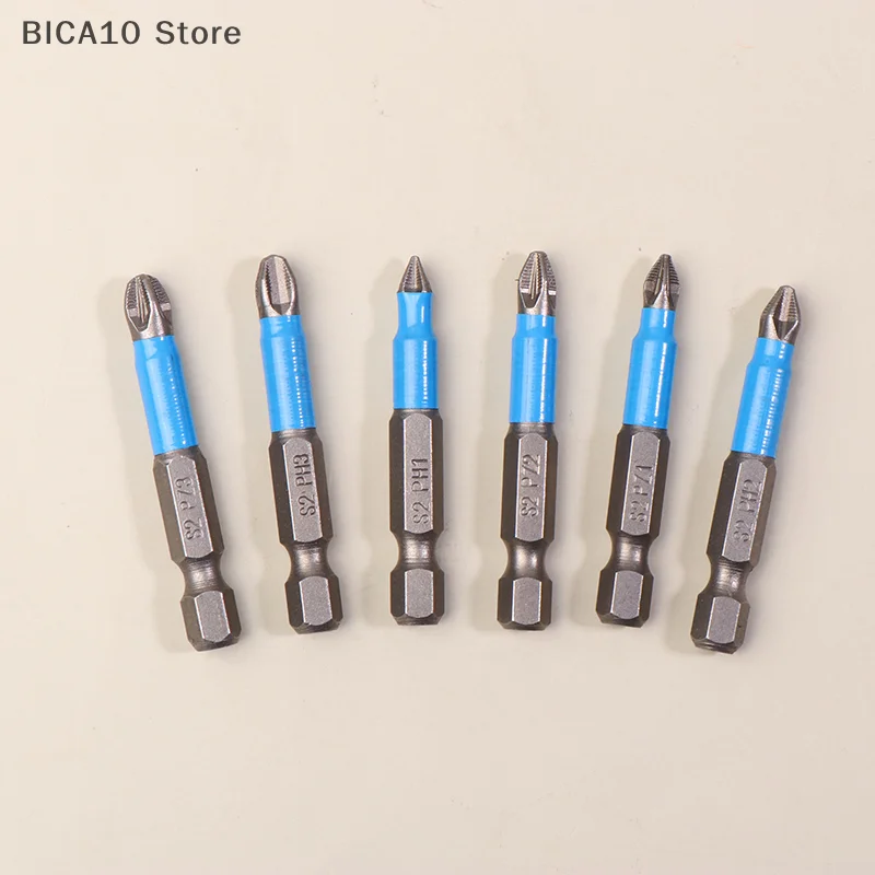 6/12Pcs Hexagonal Handle Anti Skid Electric Screwdriver Woodworking Cross Screwdriver Tool Set PH1 PH2 PH3 PZ1 PZ2 PZ3