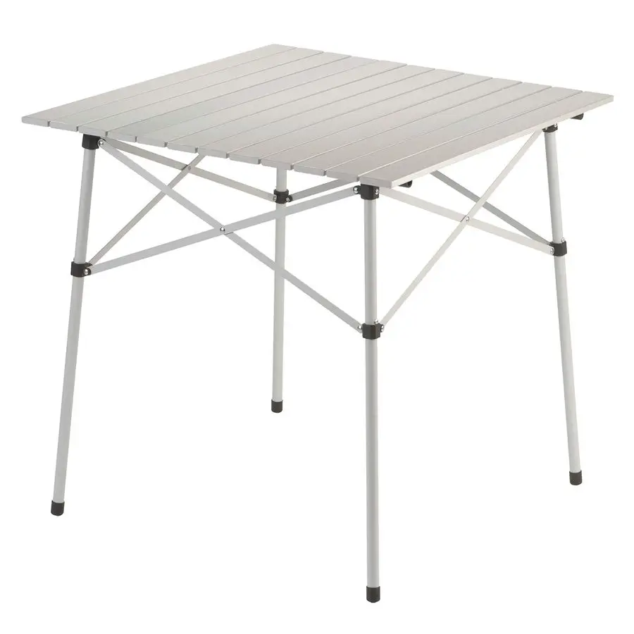 

Outdoor Folding Table, Sturdy Aluminum Camping Table with SnapTogether Design, Seats 4 Carry Bag Included, Great for Camping, T