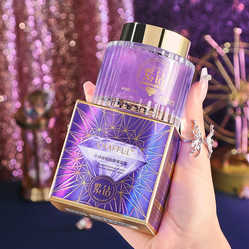 

Purple Diamond Multi Dimensional Lifting Contour Firming Cream Facial Moisturize Brighten Nourishing Face Cream Korea Skincare
