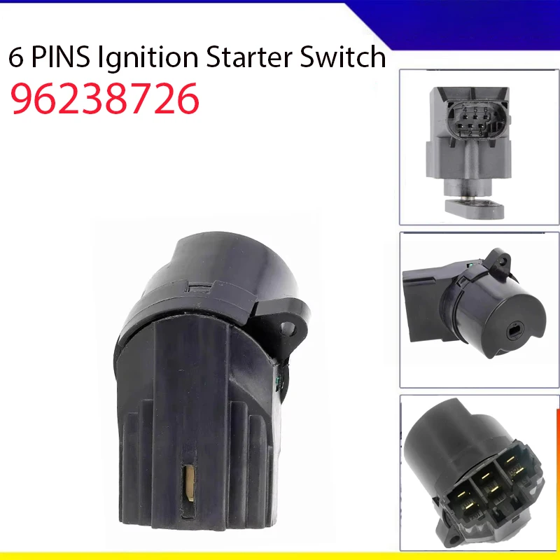 6 PINS Ignition Starter Switch 96238726 For Chevrolet Aveo Epica Optra Daewoo Lanos Pontiac Wave