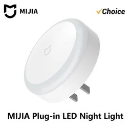 NEW MIJIA LED Smart Infrared Human Body Motion Sensor Dimmable Control Lighting Night Light No Battery Plug-in LED Night Light