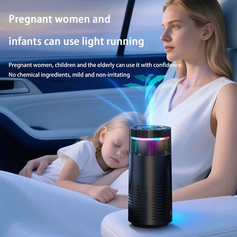 Xiaomi purificador de ar do carro purificação rápida remoção de odores de formaldeído dentro do carro íon negativo luz ambiente purificador de ar do carro